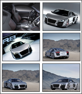 Screenshot of Audi R8 Screensaver 2