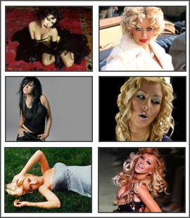 Christina Aguilera 4 Screensaver Screenshot