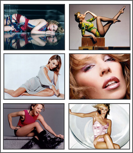 Screenshot of Kylie Minogue 2 Screensaver