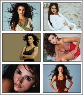 Screenshot of Penelope Cruz 1 Screensaver